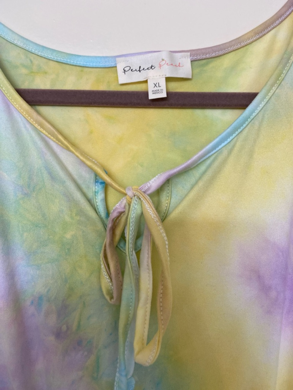 Pastel Tie-Dye Smocked Waist Dress - Picture 3 of 5